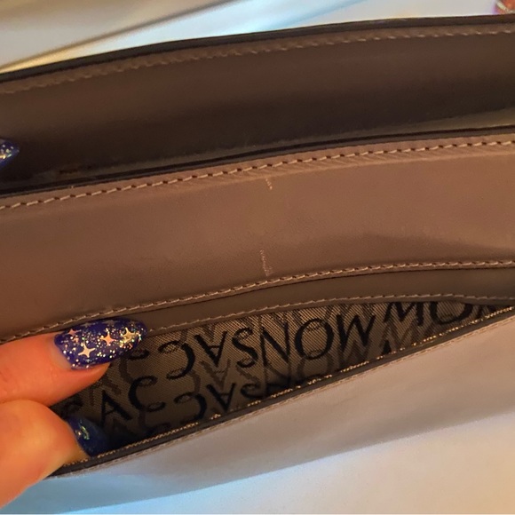 Monsac Original Smooth Italian Buttery Leather Double Handle Shoulder Bag - Picture 6 of 6